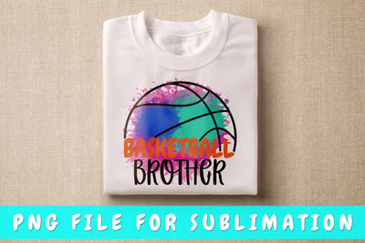 Basketball Brother PNG, Basketball Design For Sublimation Sublimation HappyDesignStudio 