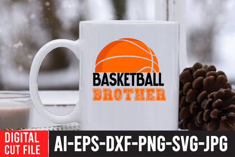 Basketball Brother SVG Cut File SVG BlackCatsMedia 