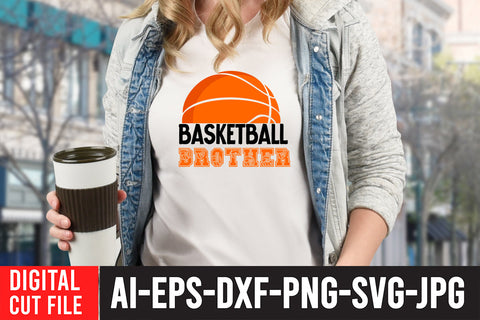 Basketball Brother SVG Cut File SVG BlackCatsMedia 