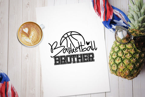 Basketball Brother SVG SVG VectorSVGdesign 