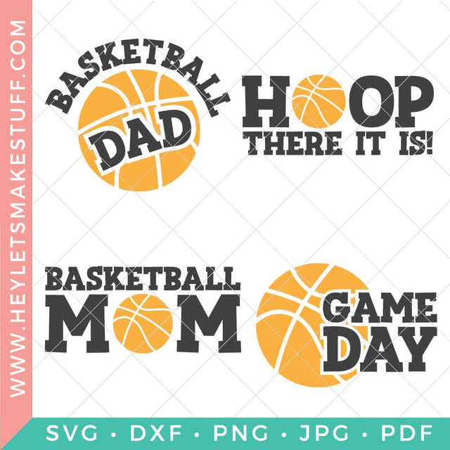 Basketball Bundle SVG Hey Let's Make Stuff 