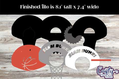 Basketball Candy Dome Holder, Sports Candy Ornament Bundle SVG Crafty Mama Studios 