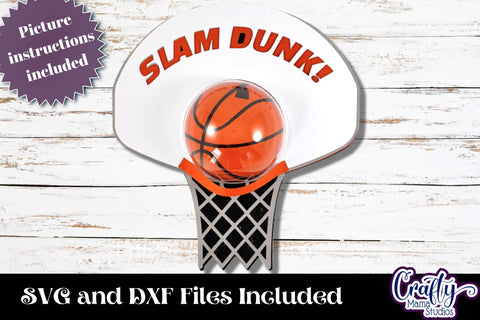 Basketball Candy Dome Holder, Sports Candy Ornament Bundle SVG Crafty Mama Studios 