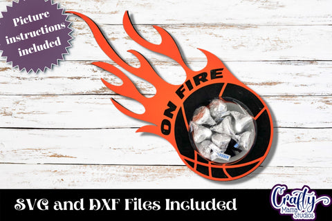 Basketball Candy Dome Holder, Sports Candy Ornament Bundle SVG Crafty Mama Studios 