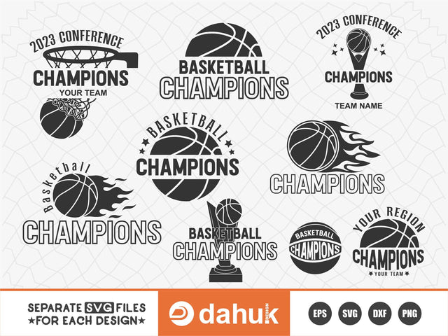 Basketball Champions Svg, Champions SVG, Sports Champions Svg, Basketball Svg, Basketball Design, Basketball Vector SVG dahukdesign 