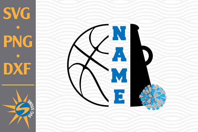 Basketball Cheer Megaphone SVG, PNG, DXF Digital Files Include SVG SVGStoreShop 
