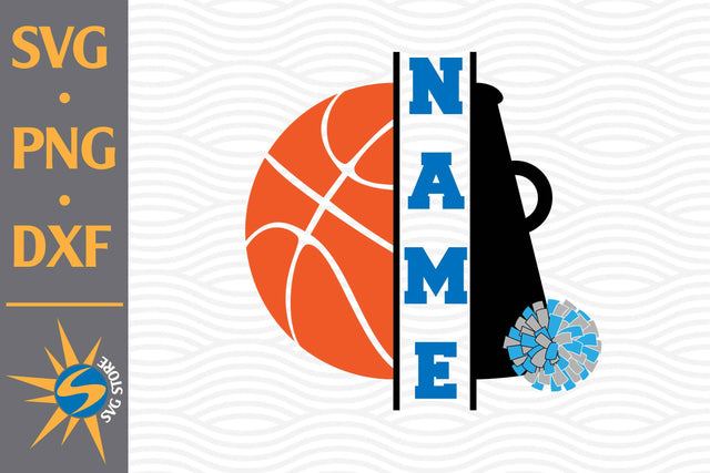 Basketball Cheer Megaphone SVG, PNG, DXF Digital Files Include SVG SVGStoreShop 
