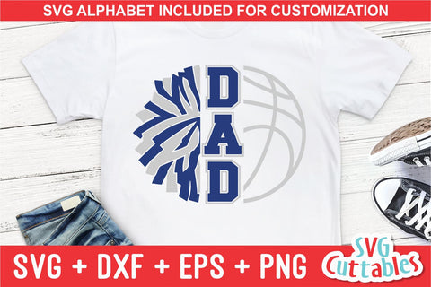 Basketball Dad and Cheer Dad SVG Svg Cuttables 