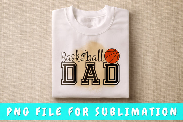Basketball Dad PNG, Basketball Design For Sublimation Sublimation HappyDesignStudio 