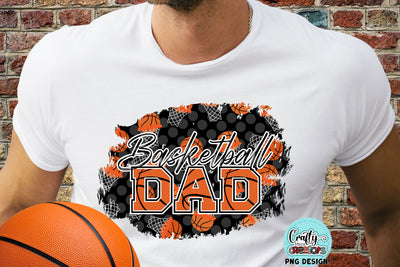 Basketball Dad PNG Design, Basketball Sports Print PNG SVG Crafty Mama Studios 