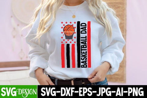 Basketball Dad SVG Cut File, Basketball Dad Sublimation Design SVG BlackCatsMedia 