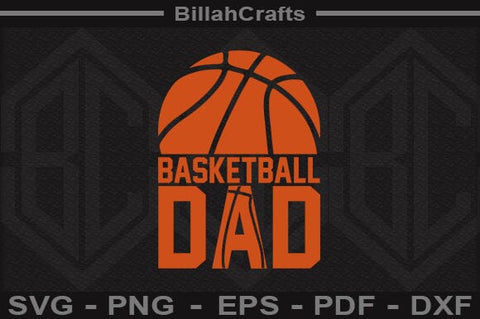 Basketball Dad SVG File SVG BillahCrafts 