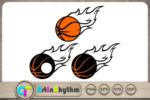 Basketball fire ball svg bundle SVG Artinrhythm shop 