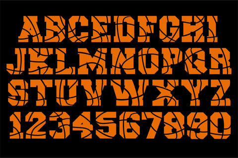 Basketball Font Font CreativeStudioTM 