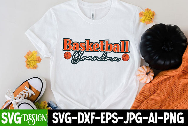 Basketball Grandma SVG Cut File, Basketball Grandma Sublimation Design SVG BlackCatsMedia 