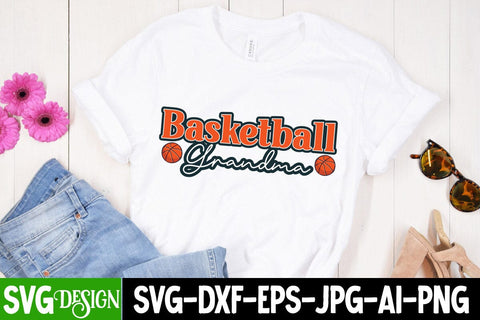 Basketball Grandma SVG Cut File, Basketball Grandma Sublimation Design SVG BlackCatsMedia 