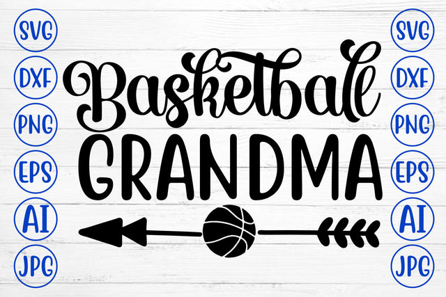 Basketball Grandma SVG Cut File SVG Syaman 