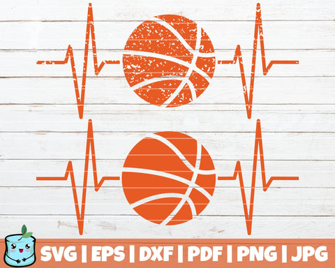 Basketball Heartbeats SVG MintyMarshmallows 
