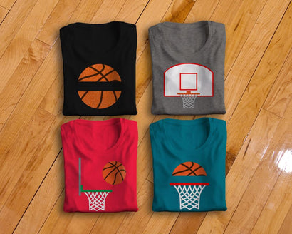 Basketball Hoop and Split Set SVG Designed by Geeks