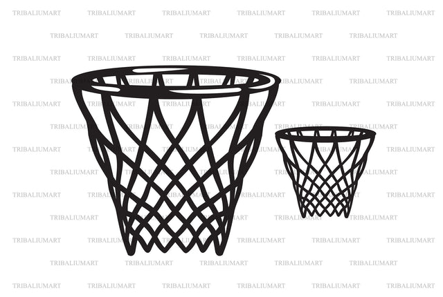 Basketball hoop SVG TribaliumArtSF 