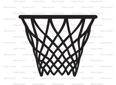 Basketball hoop SVG TribaliumArtSF 