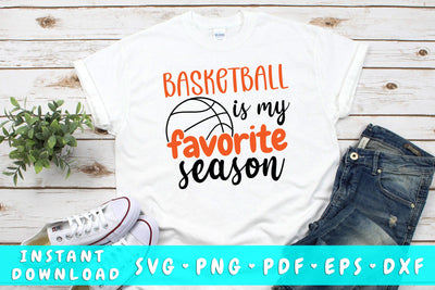 Basketball Is My Favorite Season SVG SVG HappyDesignStudio 