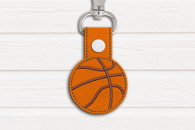 Basketball ITH Key Fob Applique Embroidery Embroidery/Applique DESIGNS Designed by Geeks 
