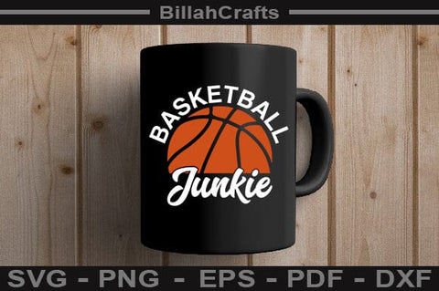 Basketball Junkie SVG File SVG BillahCrafts 