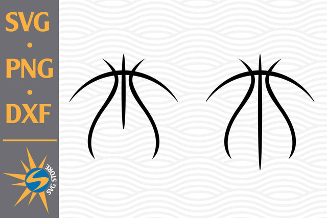 Basketball Lace SVG, PNG, DXF Digital Files Include SVG SVGStoreShop 