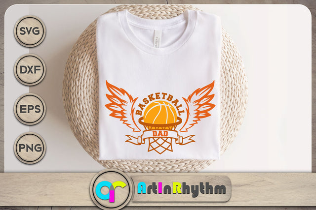 Basketball logo dad svg SVG Artinrhythm shop 