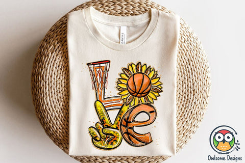 Basketball Love Sublimation Sublimation Owlsome.Designs 