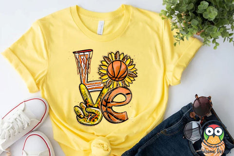 Basketball Love Sublimation Sublimation Owlsome.Designs 