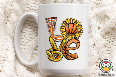 Basketball Love Sublimation Sublimation Owlsome.Designs 
