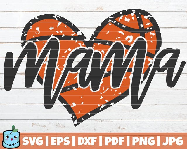 Basketball Mama SVG MintyMarshmallows 