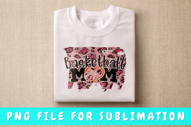 Basketball Mom PNG, Basketball Design For Sublimation Sublimation HappyDesignStudio 