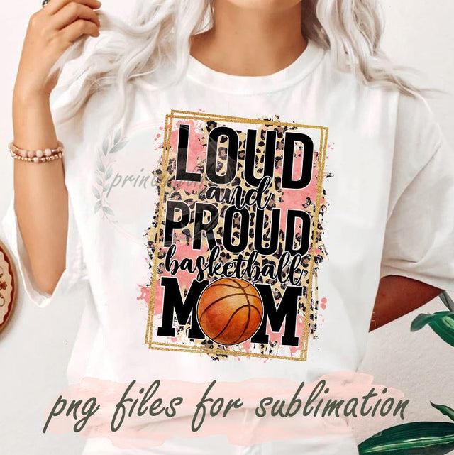 Basketball Mom PNG, Retro Basketball Mom, basketball PNG, Somebody's Loud Mouth, Basketball Vibes, Basketball Mom PNG Sublimation PrintingLife 