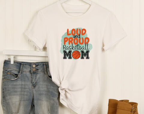Basketball Mom Sublimation Designs Bundle, 6 Basketball Mom PNG Files, Basketball Mom Messy Bun PNG, Loud And Proud Basketball Mom PNG Sublimation HappyDesignStudio 