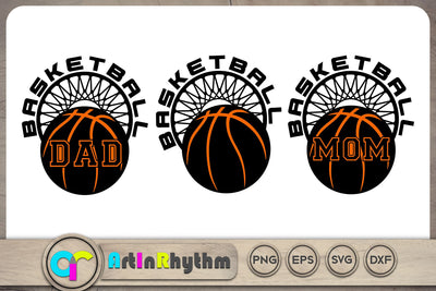 Basketball mom svg / BAsketball dad svg SVG Artinrhythm shop 