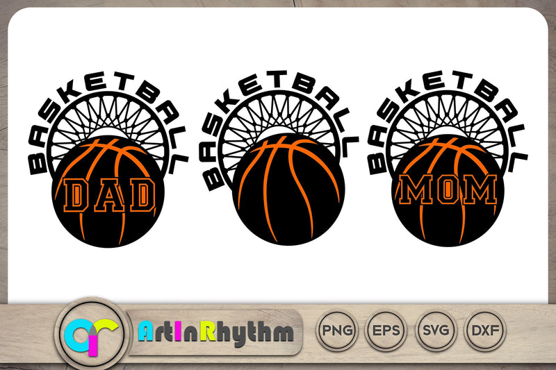 Basketball mom svg / BAsketball dad svg SVG Artinrhythm shop 