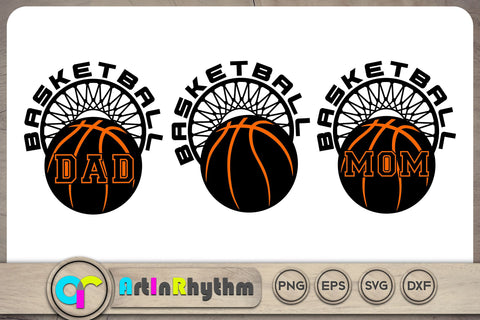 Basketball mom svg / BAsketball dad svg SVG Artinrhythm shop 