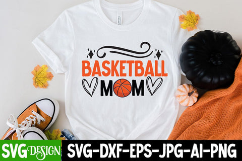 Basketball Mom SVG Cut File, Basketball Mom Sublimation Design SVG BlackCatsMedia 