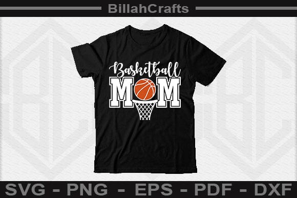 Basketball Mom SVG File - So Fontsy