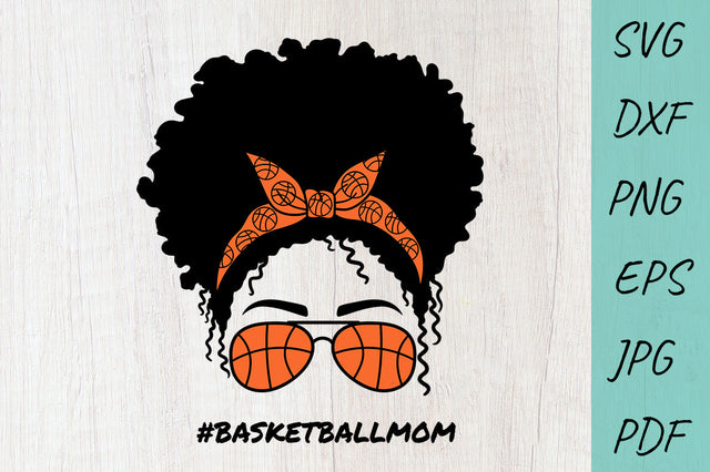 Basketball Mom SVG, Mom life svg, Afro Women SVG, Skull SVG SVG Irina Ostapenko 