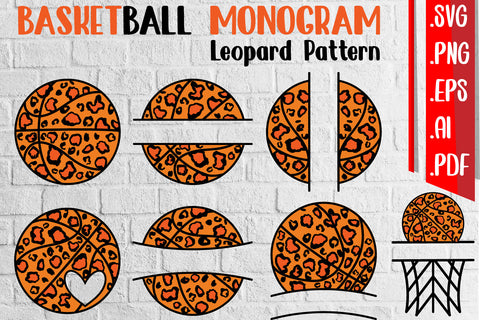 Basketball Monogram Bundle - Svg eps ai png pdf SVG zafrans studio 