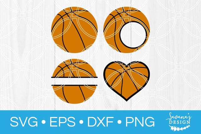 Basketball Monogram Bundle SVG SavanasDesign 