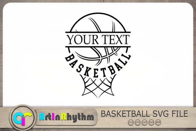 Basketball Monogram Svg, Basketball Split Monogram Svg, Basketball Svg SVG Artinrhythm shop 