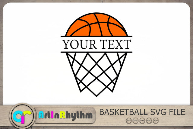 Basketball Monogram Svg, Basketball Svg, Basketball Split Monogram Svg SVG Artinrhythm shop 