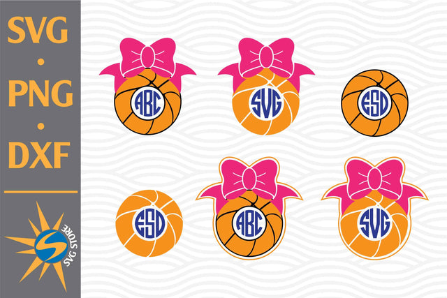Basketball Monogram SVG, PNG, DXF Digital Files Include SVG SVGStoreShop 
