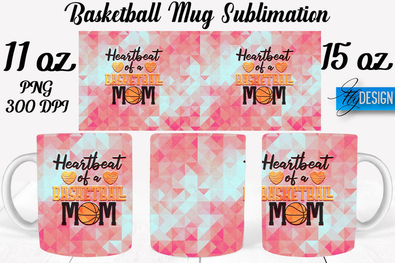 Basketball Mug Quotes Sublimation | Coffee 11 Oz | 15 Oz Mug Sublimation Sublimation Fly Design 