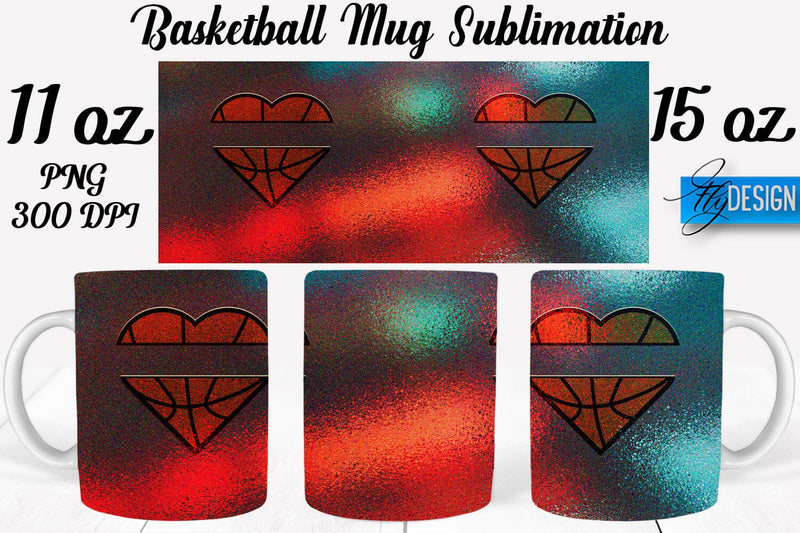 Basketball Mug Quotes Sublimation | Coffee 11 Oz | 15 Oz Mug Sublimation Sublimation Fly Design 